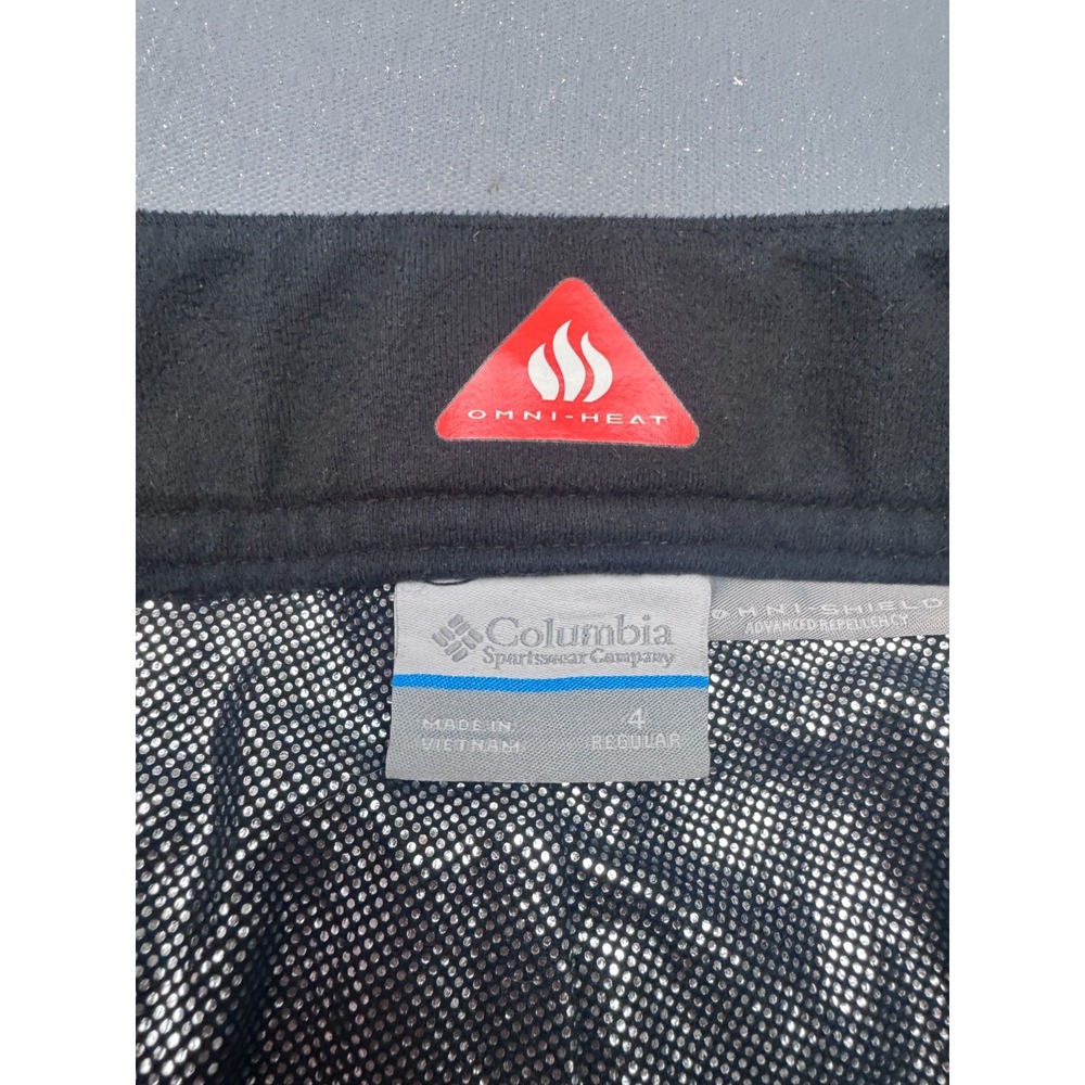 Columbia Omni-Heat Women's Size 4 Black Softshell Hiking Pants Outdoor Stretch - Picture 6 of 13